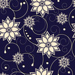 vector seamless flower pattern
