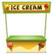 An ice cream stand
