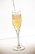 Foto: A glass of champagne A glass of champagne