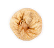 Dried figs on white background