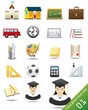 Education and School Icon Set