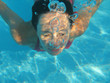 Foto: Young Woman diving Young Woman diving