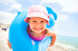 little girl on the beach
