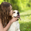 Woman with dog