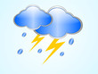Vetor: Storm weather icon Storm weather icon