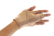 Wrist and finger brace support isolated on white