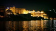 City palace in Udaipur at night. India, Rajasthan.
