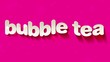 Bubble Tea bunt