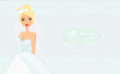 Beautiful bride card