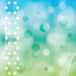 Vektor: Molecule blue green background Molecule blue green background