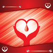 Abstract blood donor background