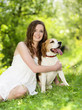 Woman with dog