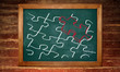Kreidetafel - Puzzle