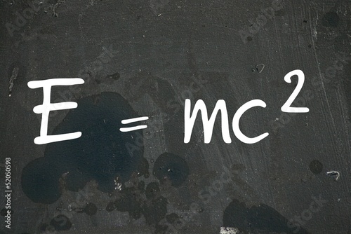 Illustration: E = mc 2 E = mc 2