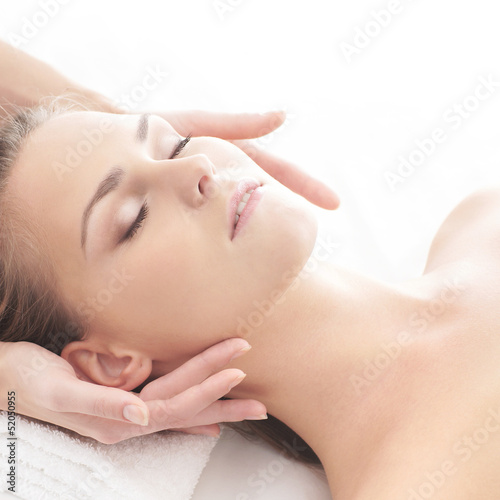Photo: Young attractive girl in spa Young attractive girl in spa