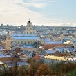 old part of Vilnius city from above