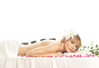 Young, beautiful and healthy woman getting spa treatment