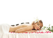 Young, beautiful and healthy woman getting spa treatment