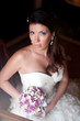 Foto: Bride' s portrait and wedding bouquet Bride' s portrait and wedding bouquet