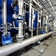 Large industrial boiler room
