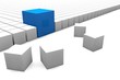 Illustration: Cube 3D Business Cube 3D Business