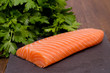 Lachs und Petersilie