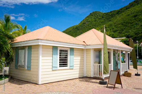 Photo: Beautiful houses at Philipsburg, St Maarten, Caribbean Islands Beautiful houses at Philipsburg, St Maarten, Caribbean Islands