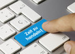 Zeit zu handeln! Tastatur Finger