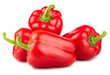 Foto: Four red sweet peppers Four red sweet peppers