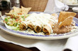 Enchiladas with cheese and beans