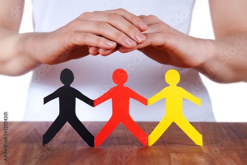 Photo: hands protecting people hands protecting people