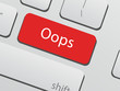 Oops Key on keyboard