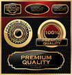 Premium quality labels set