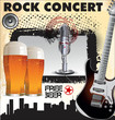 Rock concert free beer