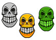 Vector: Monster skull Monster skull