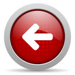 arrow red circle web glossy icon