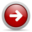 arrow red circle web glossy icon