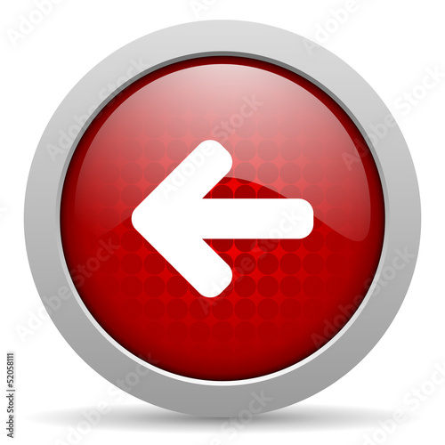 Illustration: arrow red circle web glossy icon arrow red circle web glossy icon