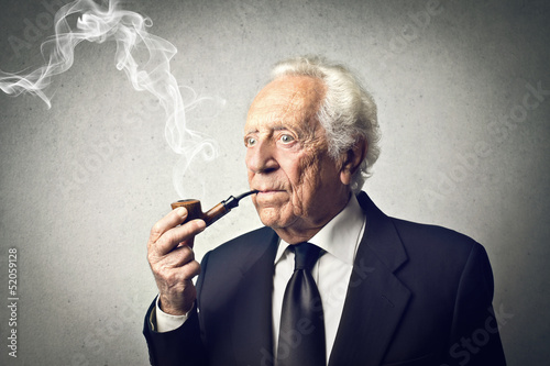 Photo: smoke a pipe smoke a pipe