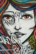 graffiti visage
