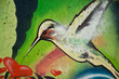 graffiti colibri