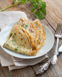 Photo: Crepes with fresh herbs Crepes with fresh herbs