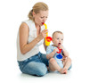 Foto: Mother and baby boy having fun with musical toys Mother and baby boy having fun with musical toys