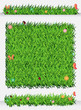 Vector Green Grass Backgrounds ecological concept