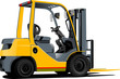 Vector: Lift truck. Forklift. Vector illustration Lift truck. Forklift. Vector illustration