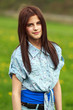 Foto: hübsches Mädchen mit dunklen haaren hübsches Mädchen mit dunklen haaren