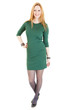 Photo: blonde young sexy woman wearing a green dress blonde young sexy woman wearing a green dress