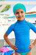 Summer - lovely surfer girl on the beach
