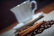 Photo: Coffee cup with cinnamon Coffee cup with cinnamon
