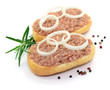 Brötchen, Fleisch